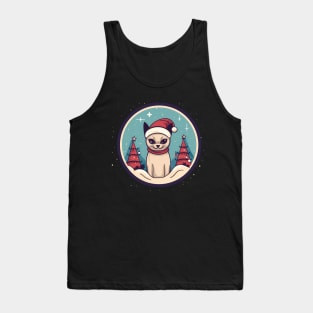 Siamese Cat Xmas, Love Cats Tank Top